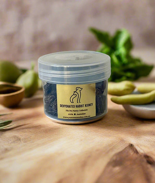 Dehydrated Rabbit Kidney - The Pet Pantry Collection - Yum Dog Treats Online
