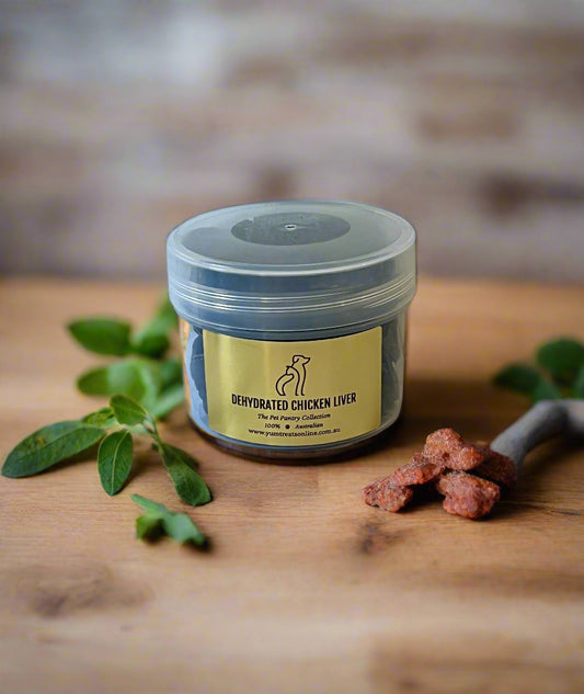Dehydrated Chicken Liver - The Pet Pantry Collection - Yum Dog Treats