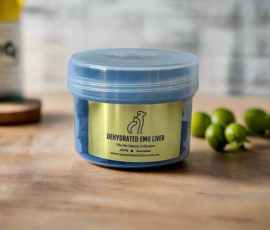 Dehydrated Emu Liver - The Pet Pantry Collection - Yum Treats Online