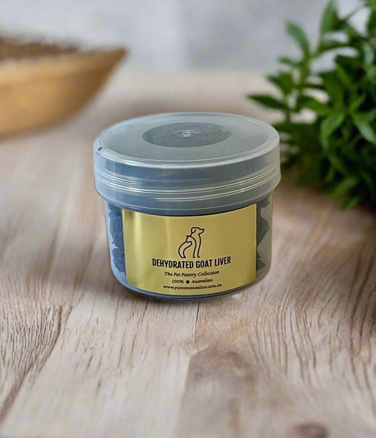 Dehydrated Goat Liver - The Pet Pantry Collection - Yum Dog Treats